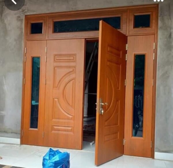 Mahogany  double leaf door