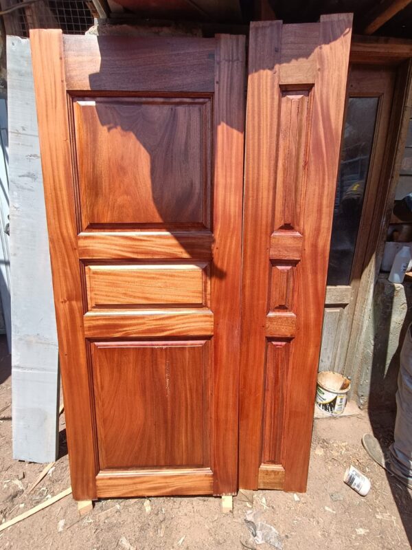 Mahogany  double leaf door