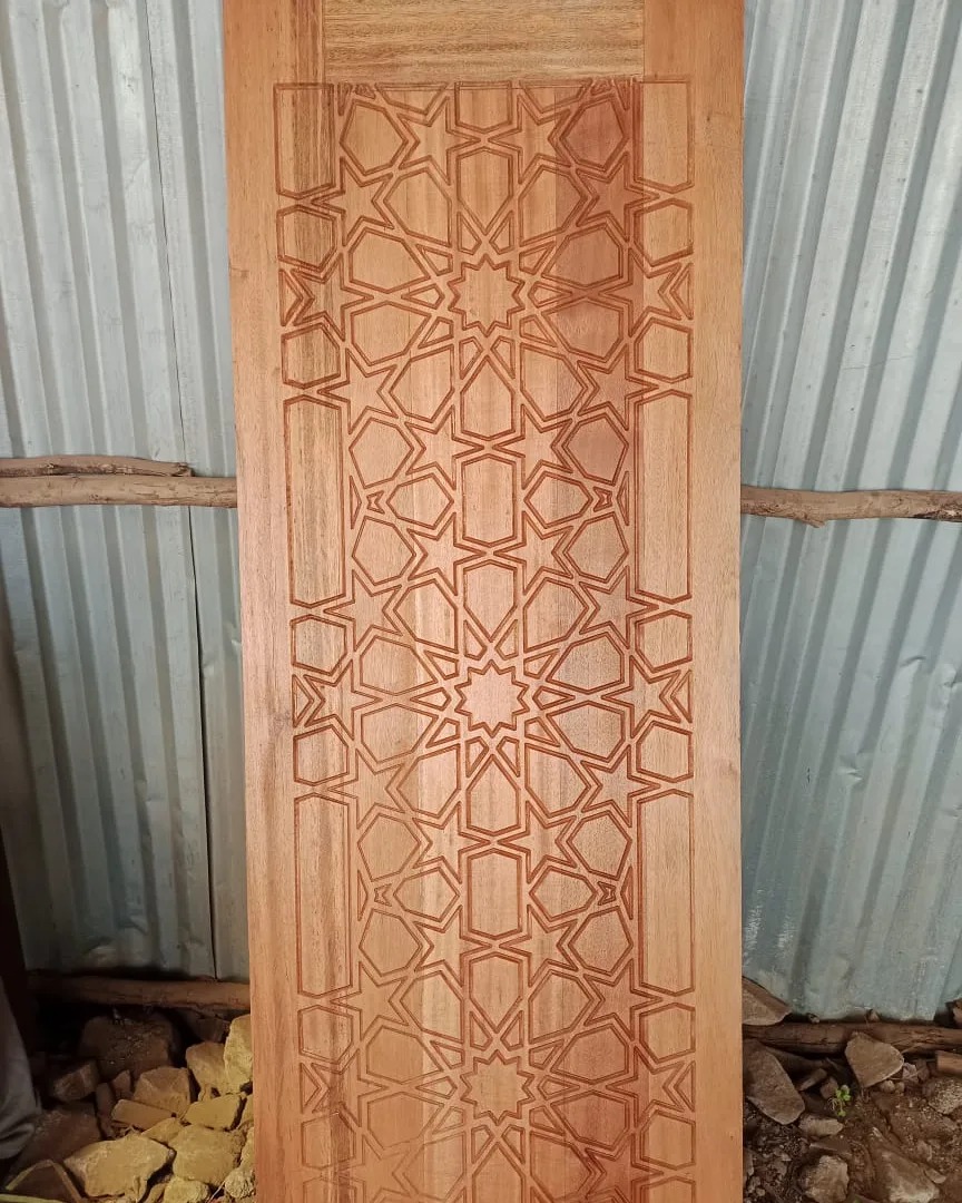 CNC Mahogany hardwood doors.