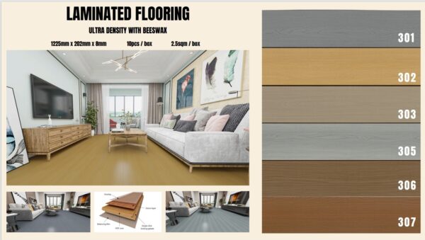 Laminated flooring