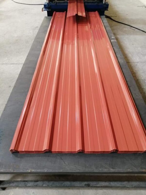 Box profile coloured iron sheets 30gauge .