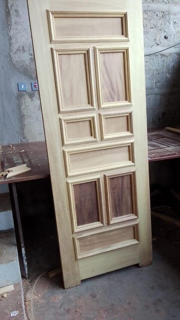 Mahogany Engraved Harwood doors.