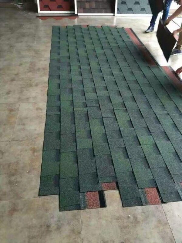 Asphalt Roofing shingles.