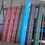 Coloured mabati Roll Top, Valleys & Ridges.