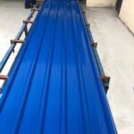 Box profile coloured iron sheets 30gauge .