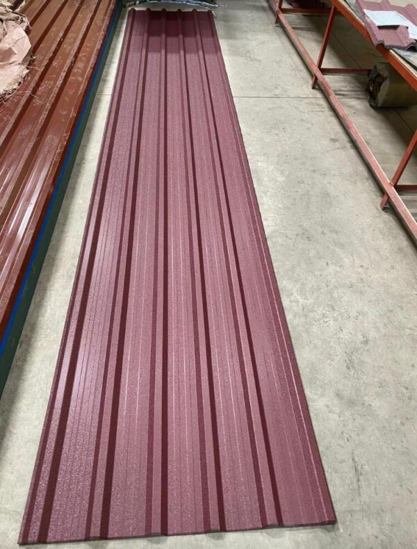 Box profile coloured iron sheets 30gauge .