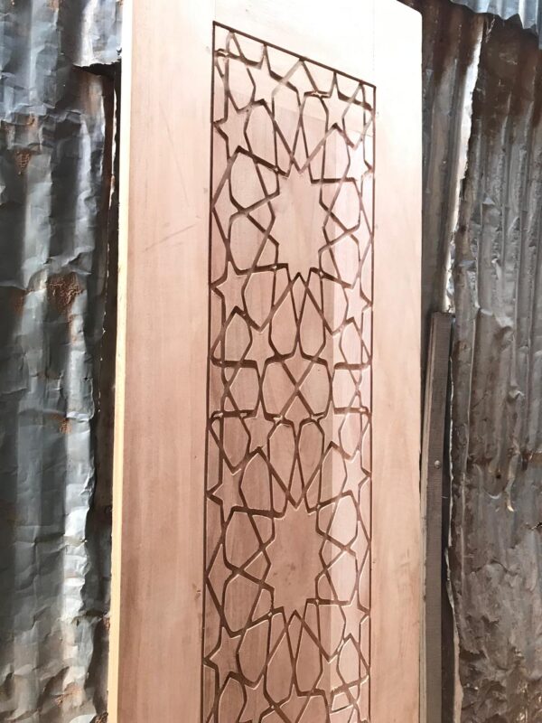 CNC Mahogany hardwood doors.