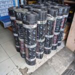 Flat roof waterproof APP membrane .