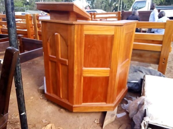 Mahogany Engraved Harwood doors.