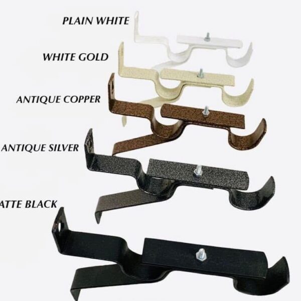 Powder Coated Curtain rods & Fittings.