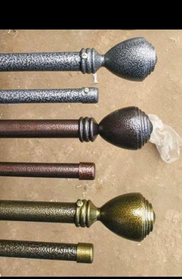 Powder Coated Curtain rods & Fittings.