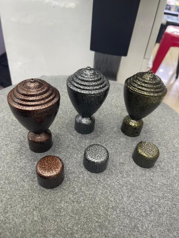 Powder Coated Curtain rods & Fittings.