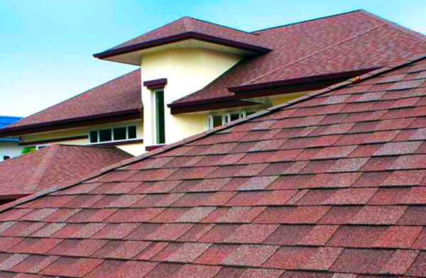 Asphalt Roofing shingles.