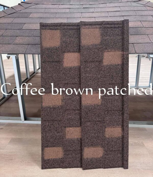 Decra Coffee Brown Roofing Tiles.