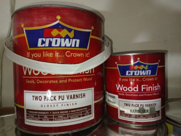 Crown Two-Pack Polyurethane Varnish.