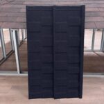 Decra Charcoal Grey/Black Roofing Tiles.