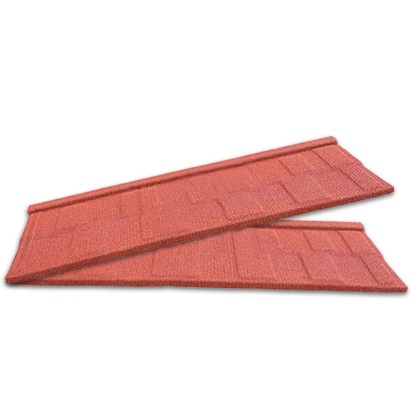 Decra Maroon/Rosso Roofing Tiles.
