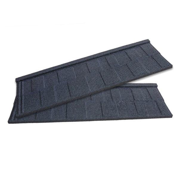 Decra Charcoal Grey/Black Roofing Tiles.
