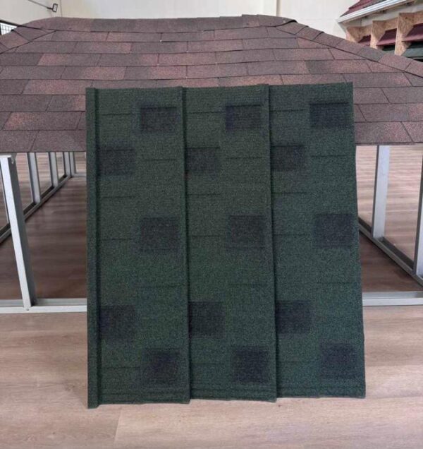 Decra Forest/Sage green Roofing Tiles.