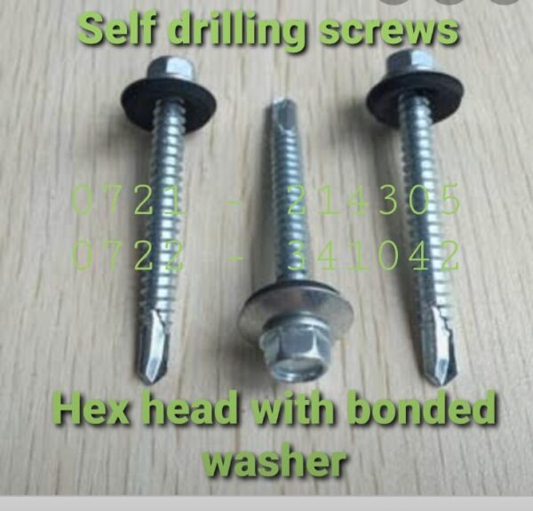 SDS HEX SELF DRILLING ROOFING SCREWS.