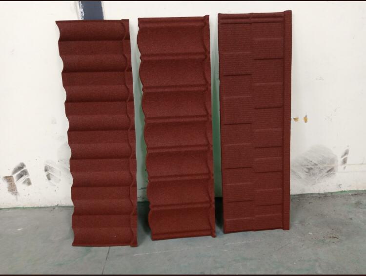 Decra Maroon/Rosso Roofing Tiles.