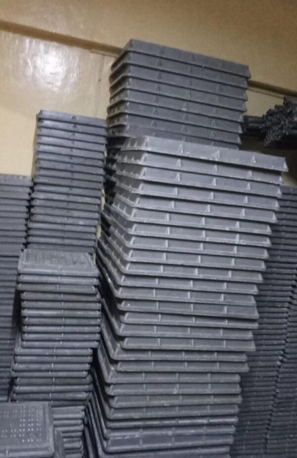 FIBER MANHOLE COVERS.
