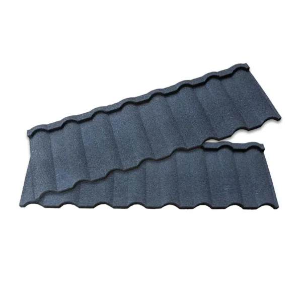 Decra Charcoal Grey/Black Roofing Tiles.