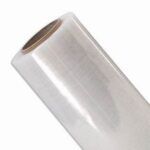 CLEAR CELLOPHANE WRAPPING PAPER ROLL.