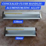CONCEALED FLUSH HANDLES.