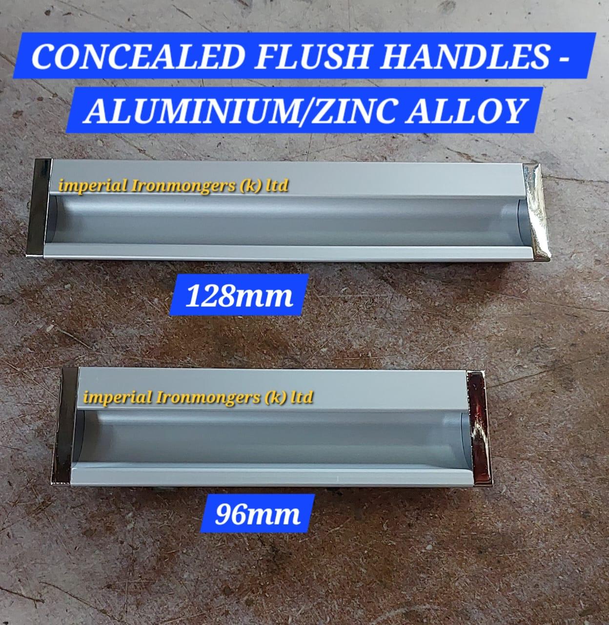 CONCEALED FLUSH HANDLES.