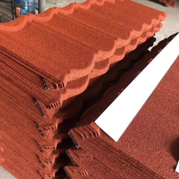 Decra Maroon/Rosso Roofing Tiles.