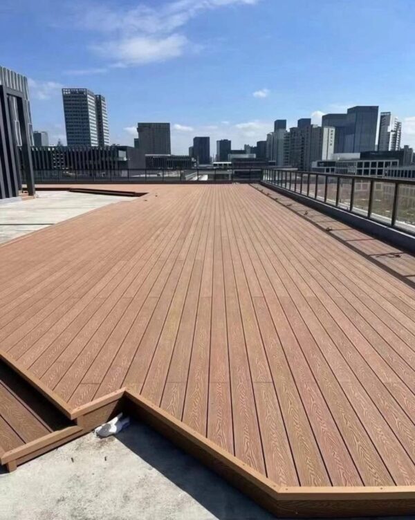 W.P.C DECKING FLOORING.