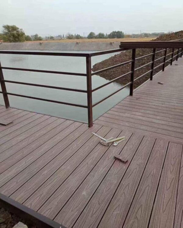 W.P.C DECKING FLOORING.