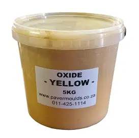 Yellow Oxide or Yellow iron oxide.